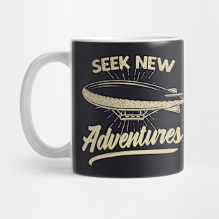 Airship vintage Saying Adventure Mug